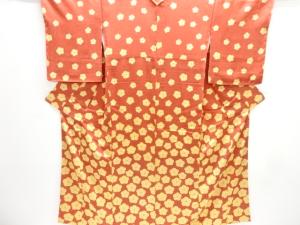 未使用品　捻花模様付け下げ小紋着物